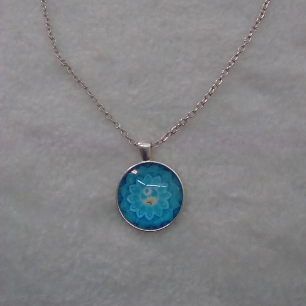 Silver Mandala Necklace